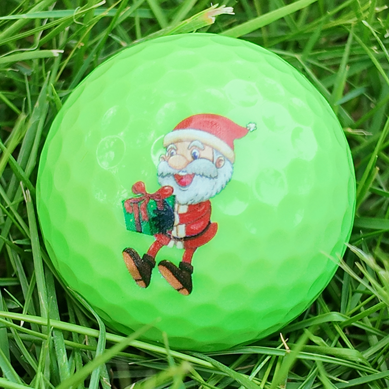 Christmas Santa Golf Balls Holiday Gift for Men & Women, 6pcs/pack 