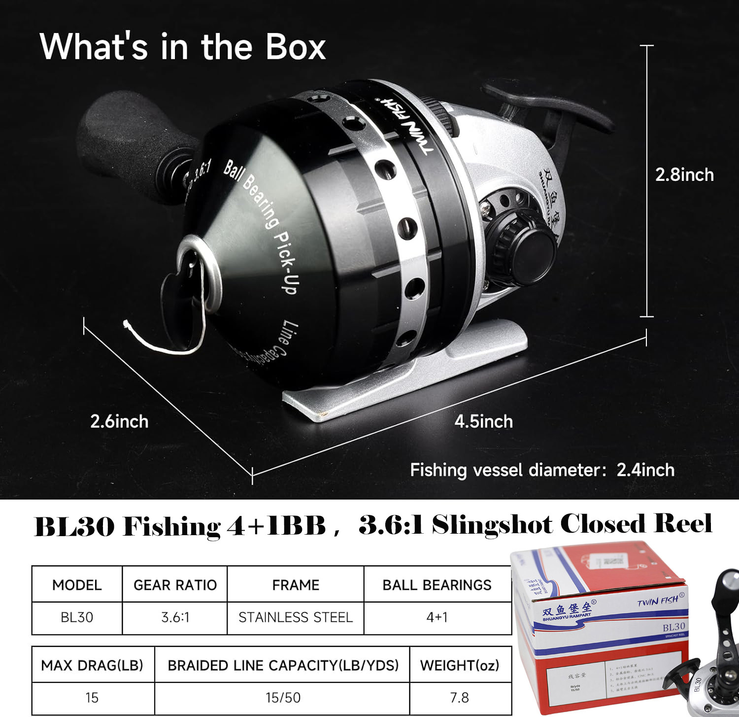 Fishing Reel BL30 Outdoor 