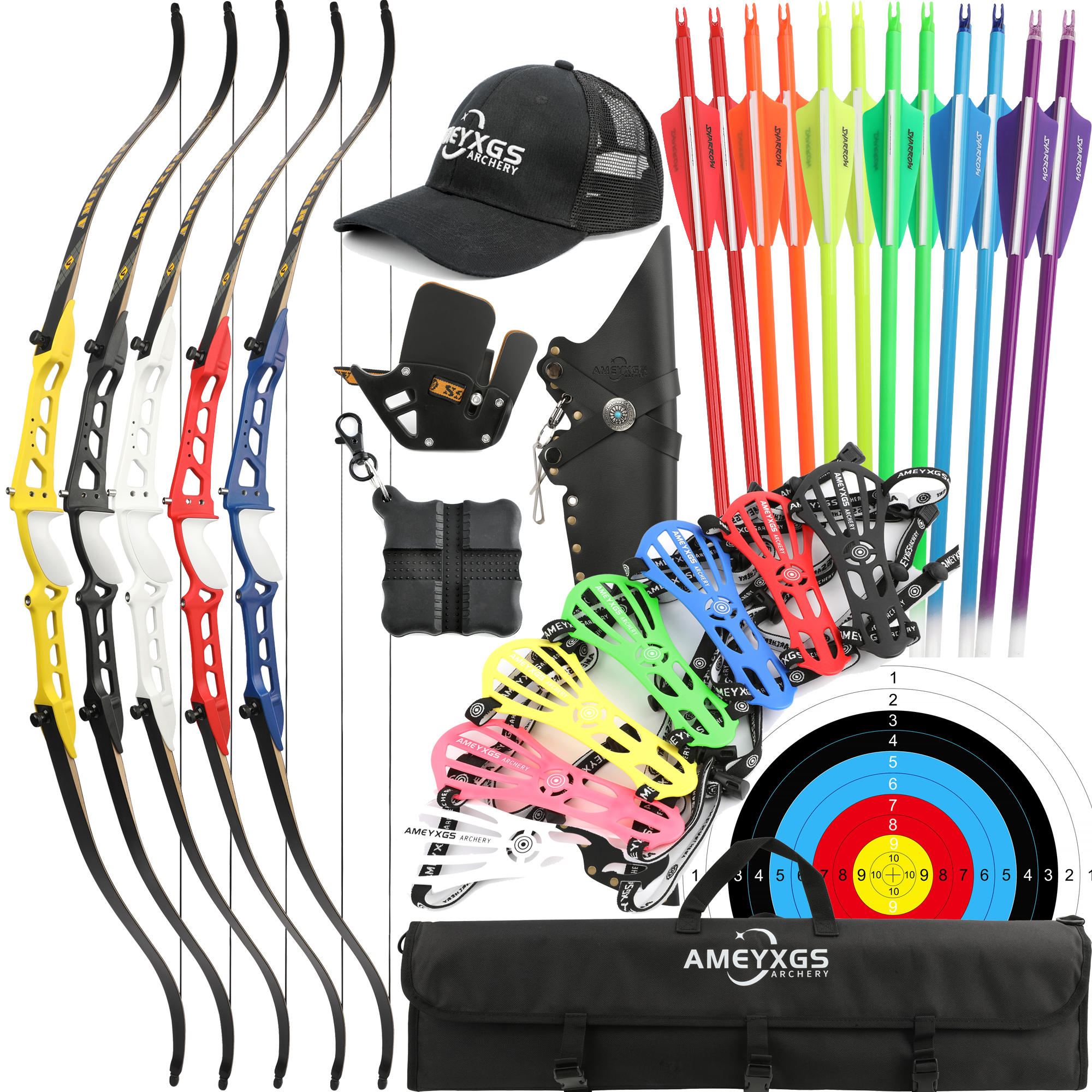 AMEYXGS Archery Olympic Recurve Bow 66‘’ 68'' 70''