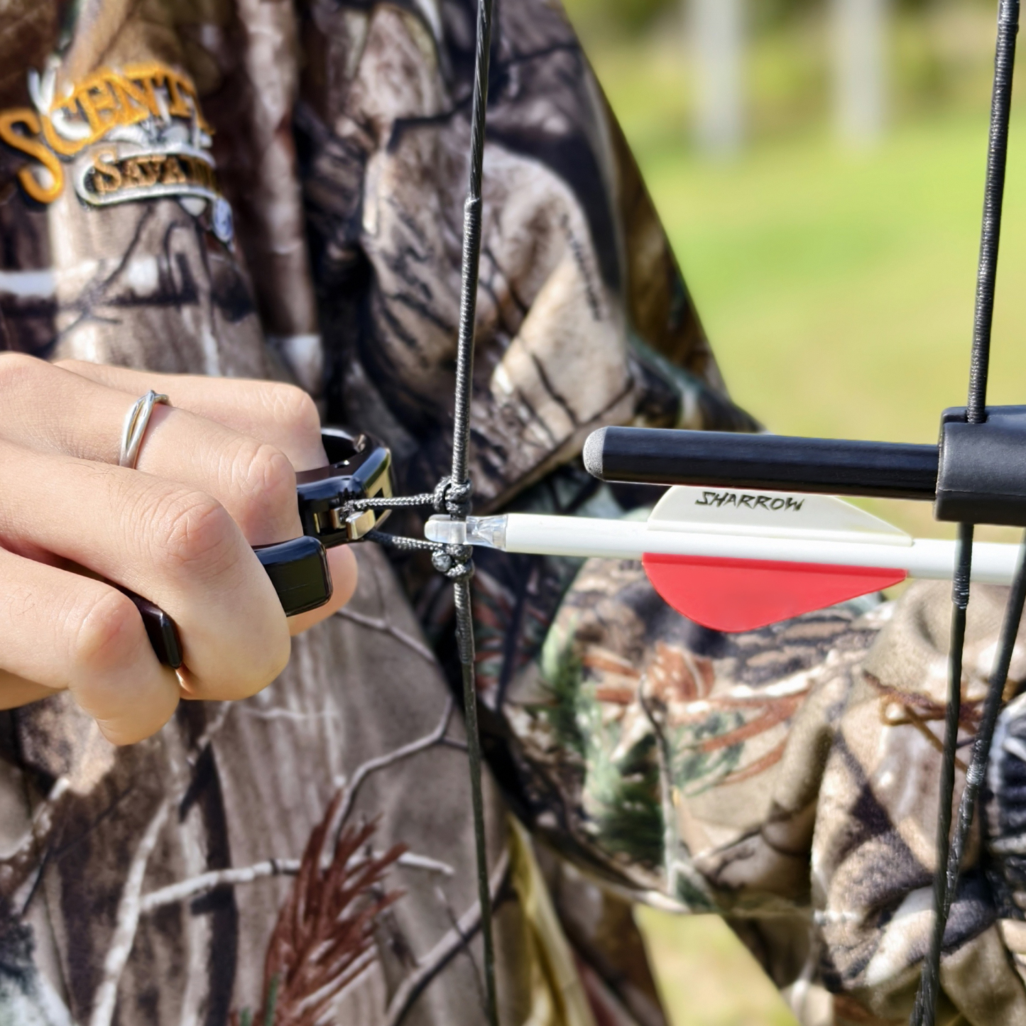 Release Aids Grip 3 Fingers Caliper for Compound Bow 