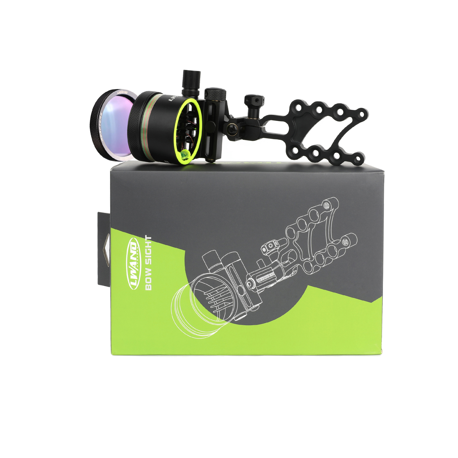 Compound Bow Sight M2 Sight with 48mm 4X 6X 8X Lens