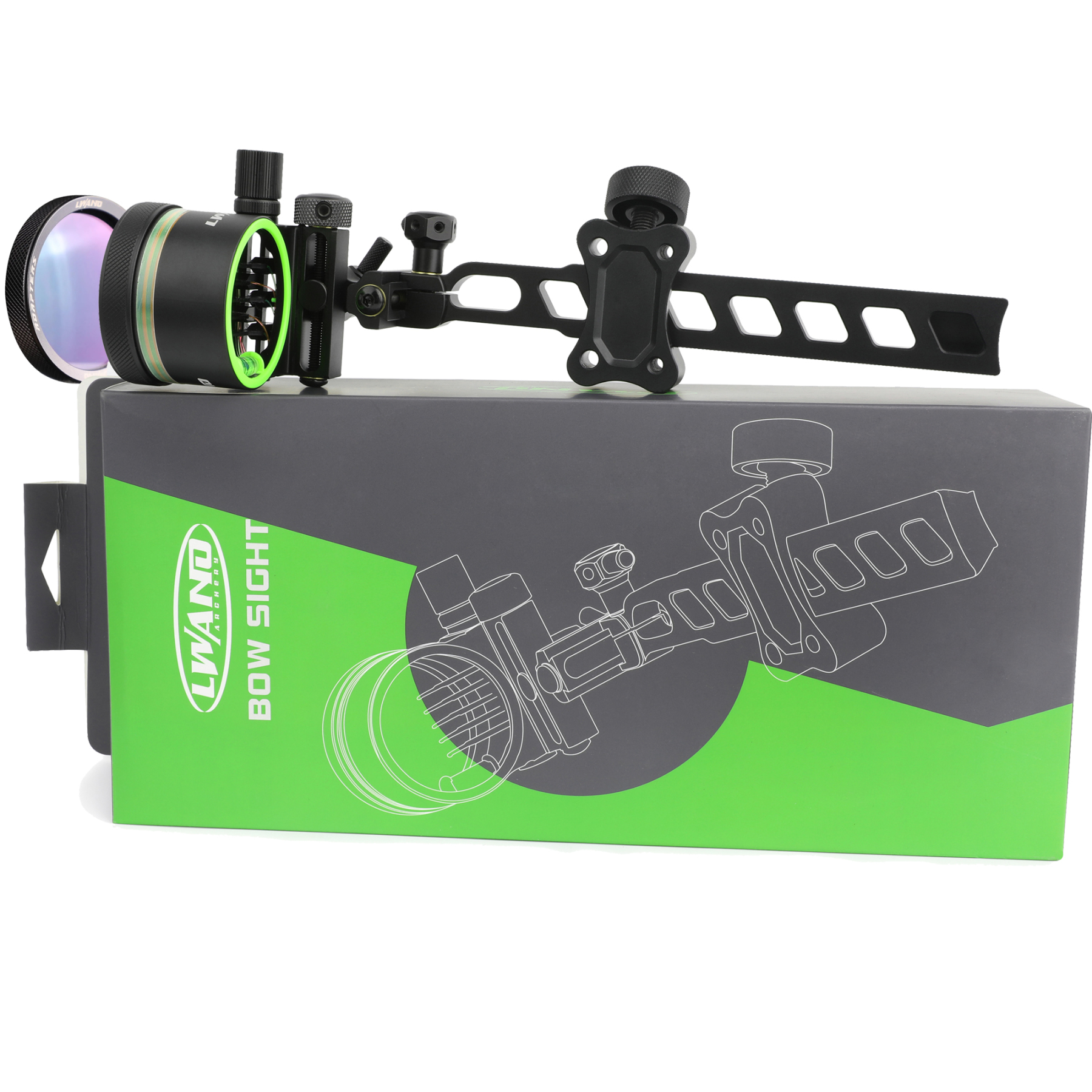 Compound Bow Sight M2 Sight with 48mm 4X 6X 8X Lens