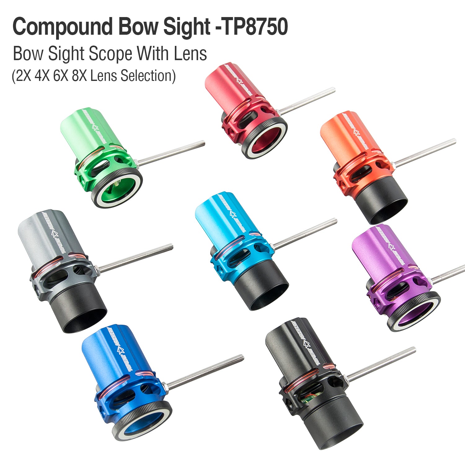 🎯Compound Bow Sight TP8750 Archery Profession Competition Level Aiming Head-AMEYXGS Archery