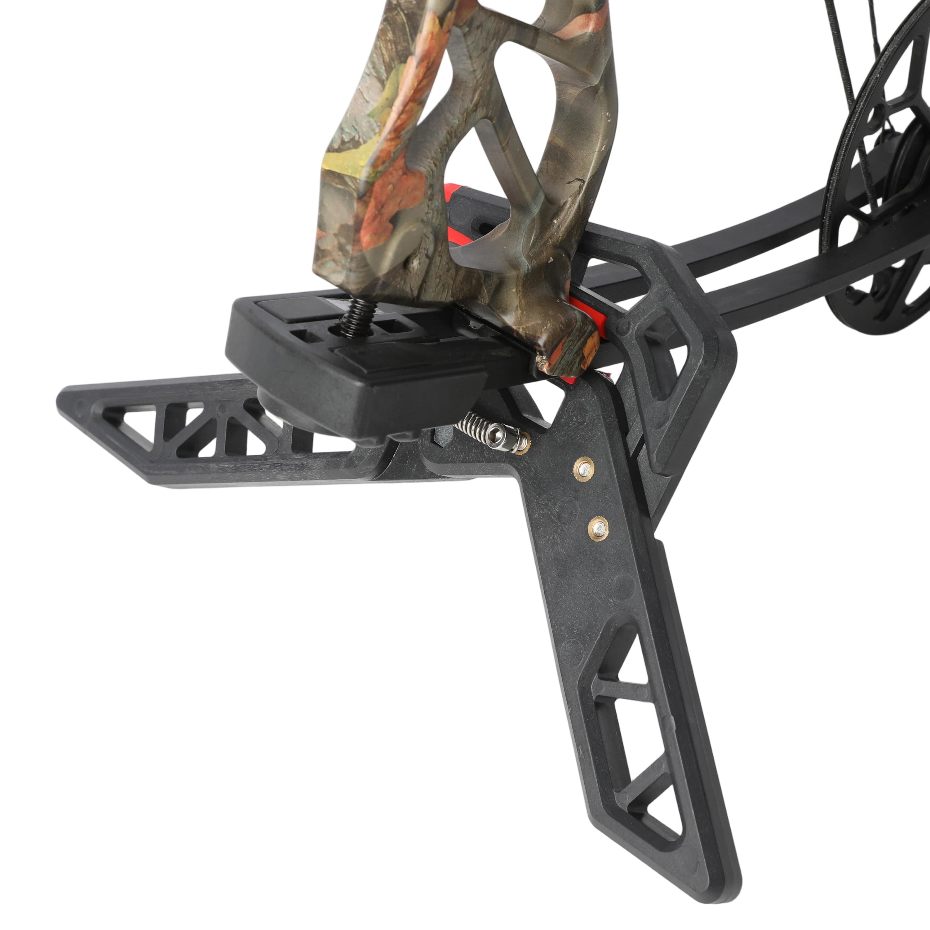 Compound Bow Stand Holder Legs Bracket Kick Rack Adjustment Archery 