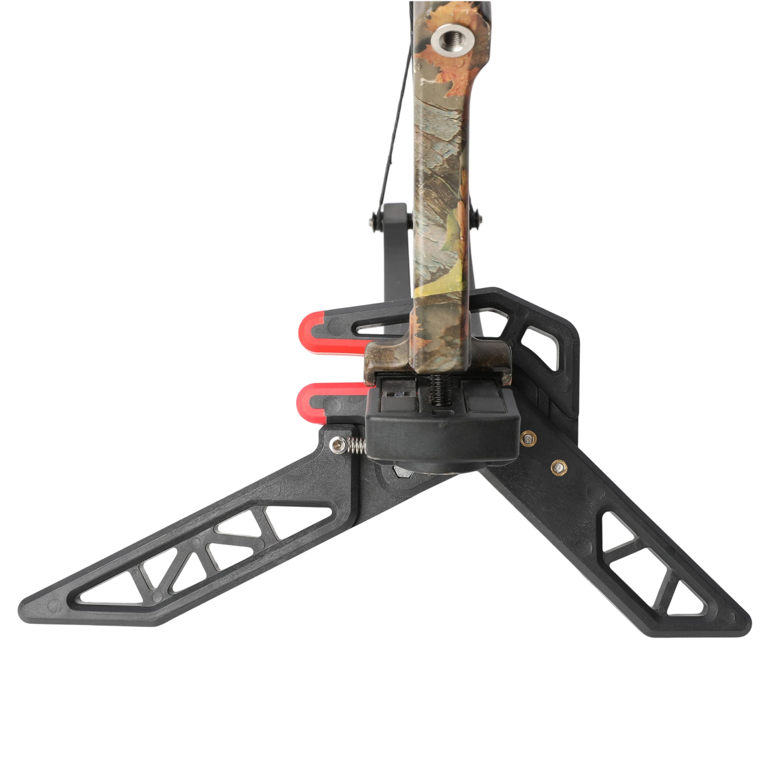 Compound Bow Stand Holder Legs Bracket Kick Rack Adjustment Archery 