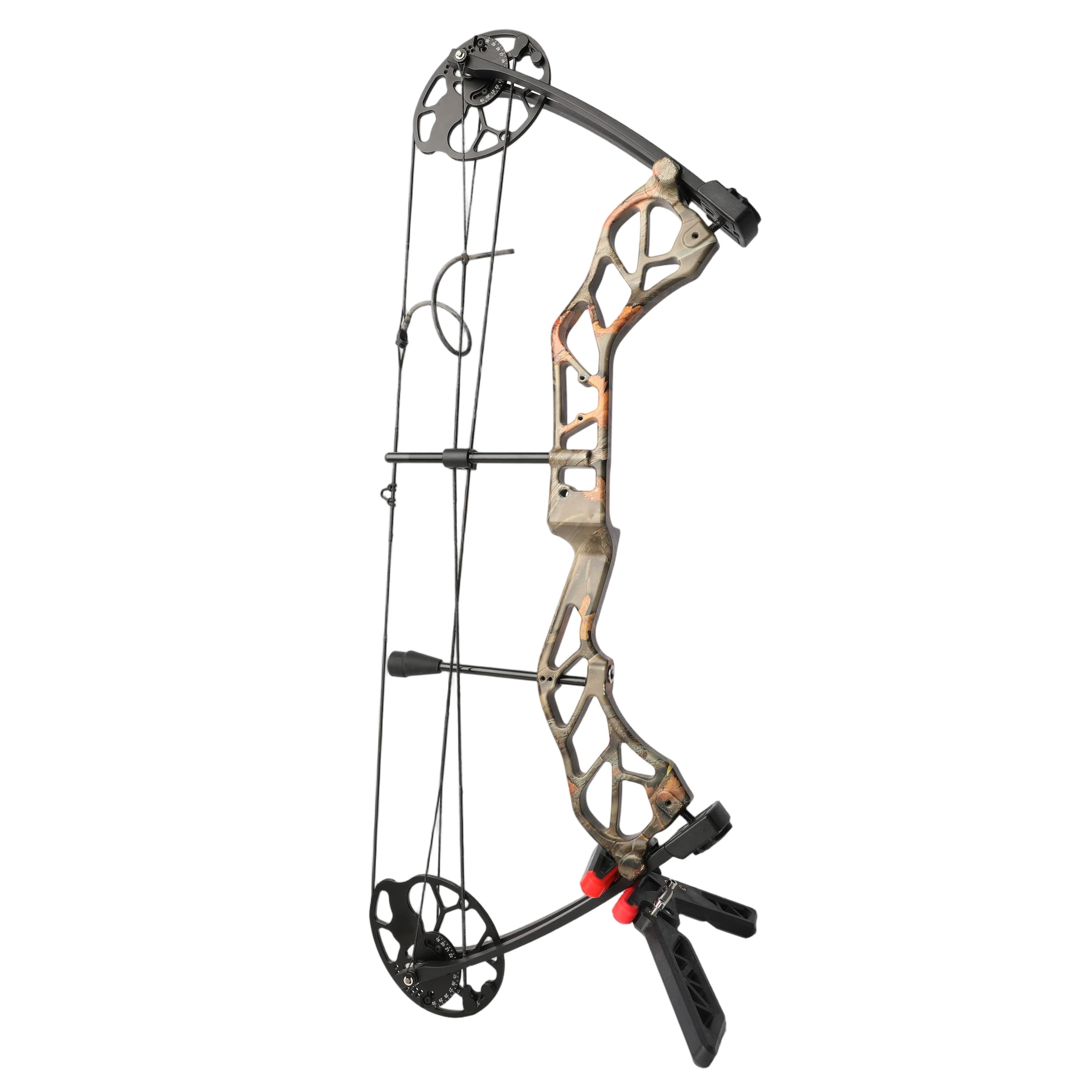 Compound Bow Stand Holder Legs Bracket Kick Rack Adjustment Archery 