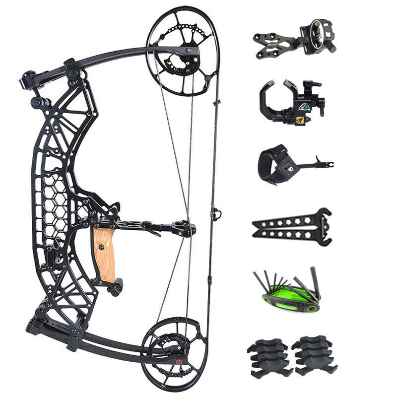 🎯TULU Archery Compound Bow MAGIC WORLD Steel Ball Arrows Hunting-AMEYXGS Archery