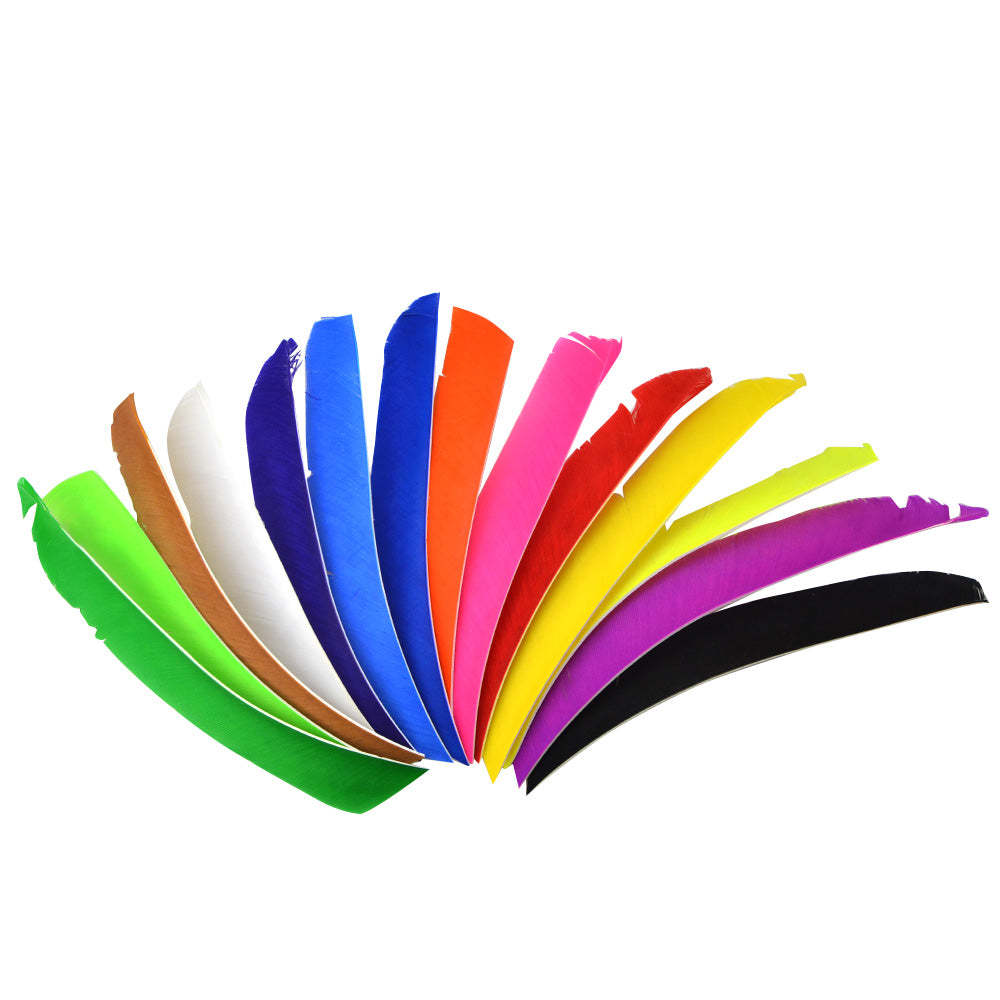 🎯50pcs Full Length Real Turkey Feather Left Wings-AMEYXGS Archery