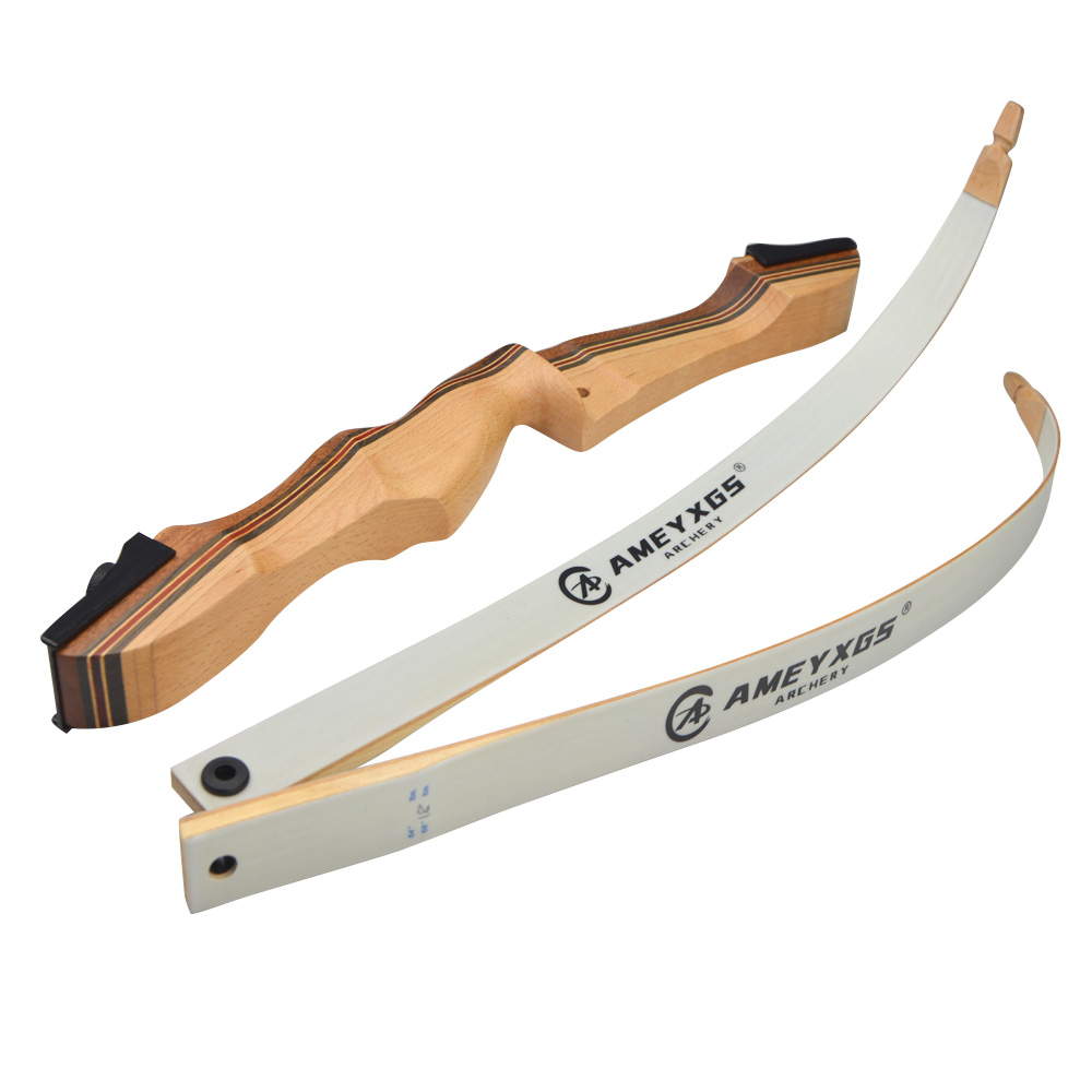 16-38lbs Recurve Bow Kit 68″ Wooden Takedown Split Bow