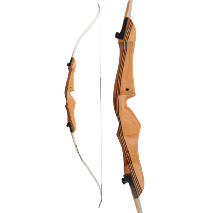 16-38lbs Recurve Bow Kit 68″ Wooden Takedown Split Bow