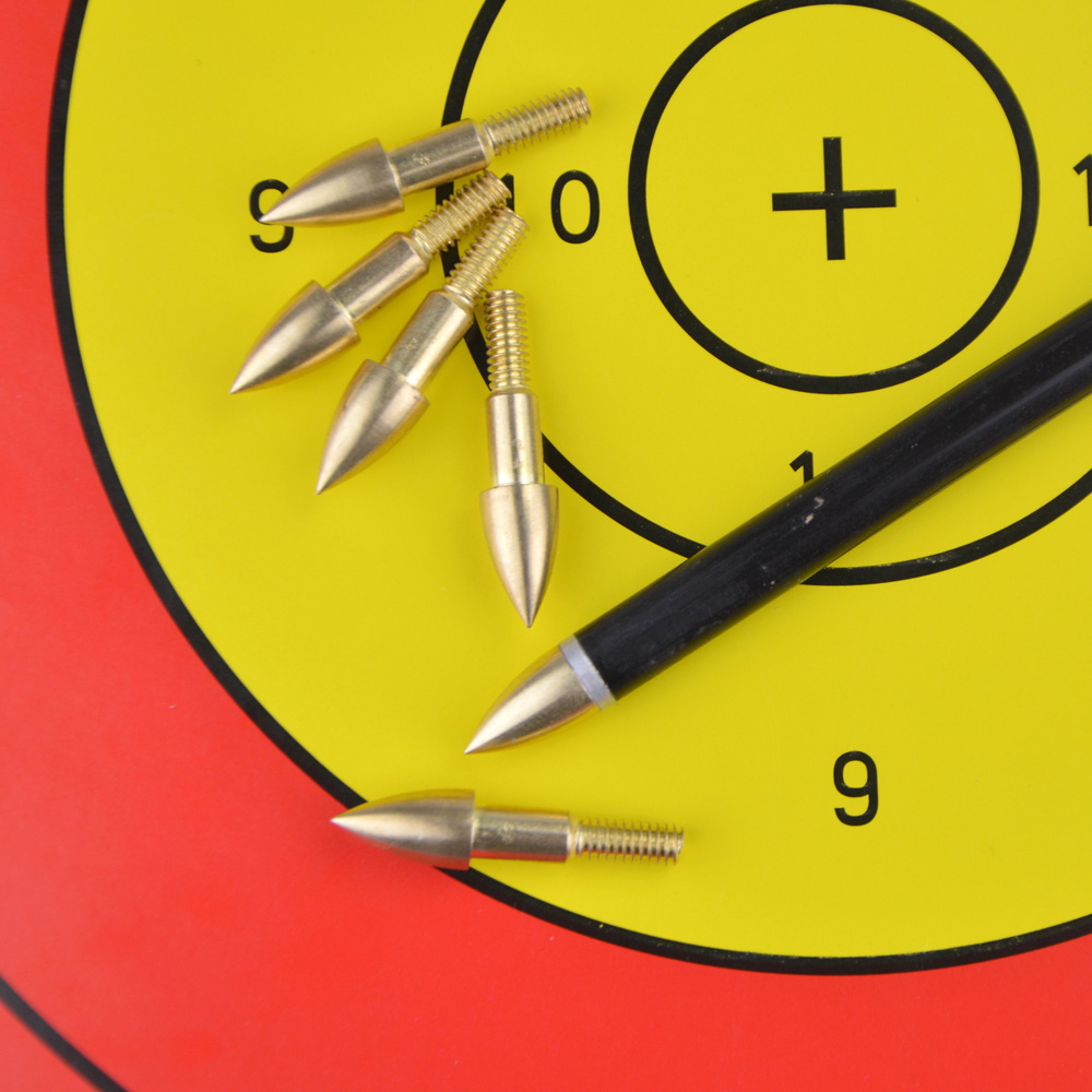  100Gr Stainless Steel Screw-in Broadhead Arrowhead Tip Bow Tatget 