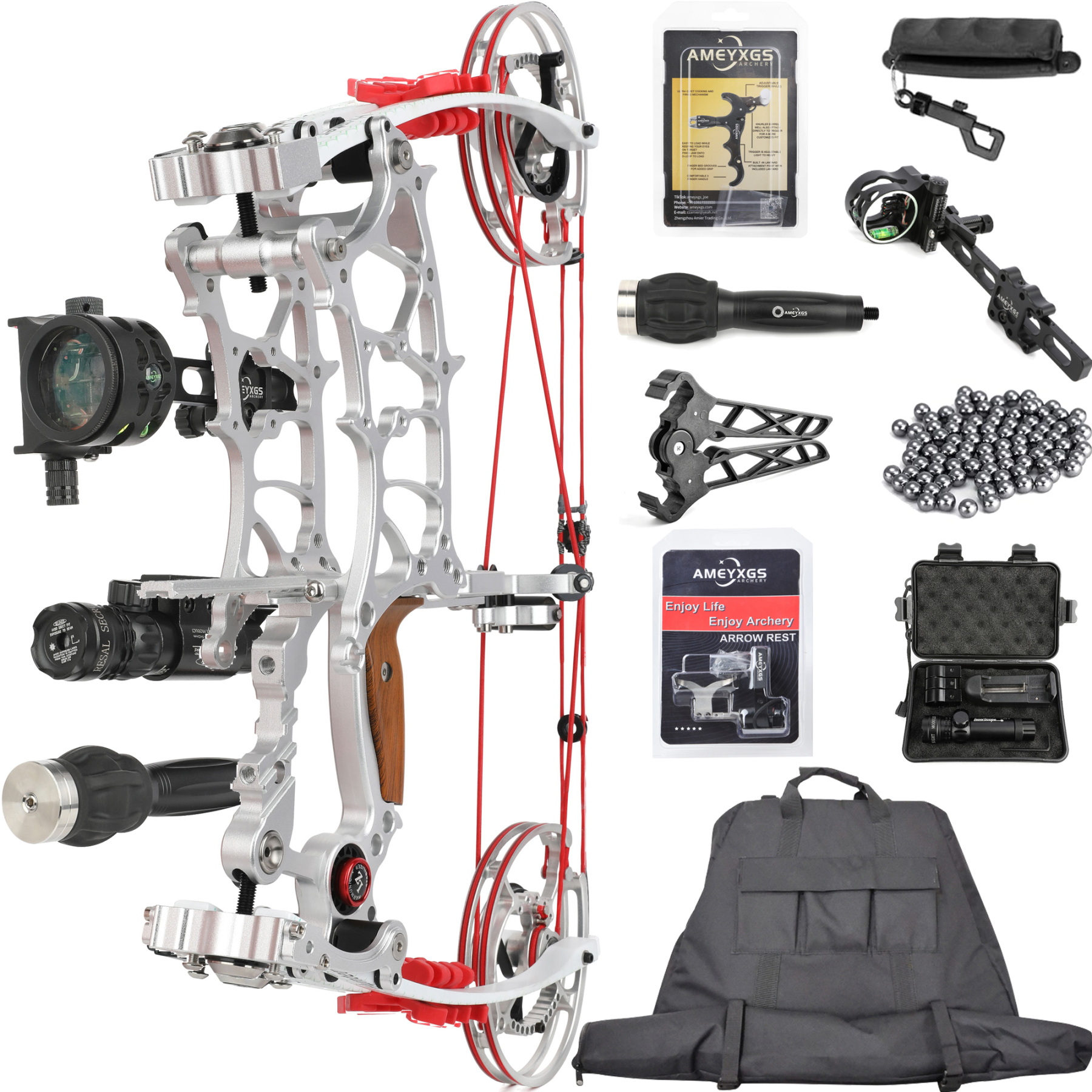 Hunter Dual-Purpose Compound Bow Catapult Steel Ball