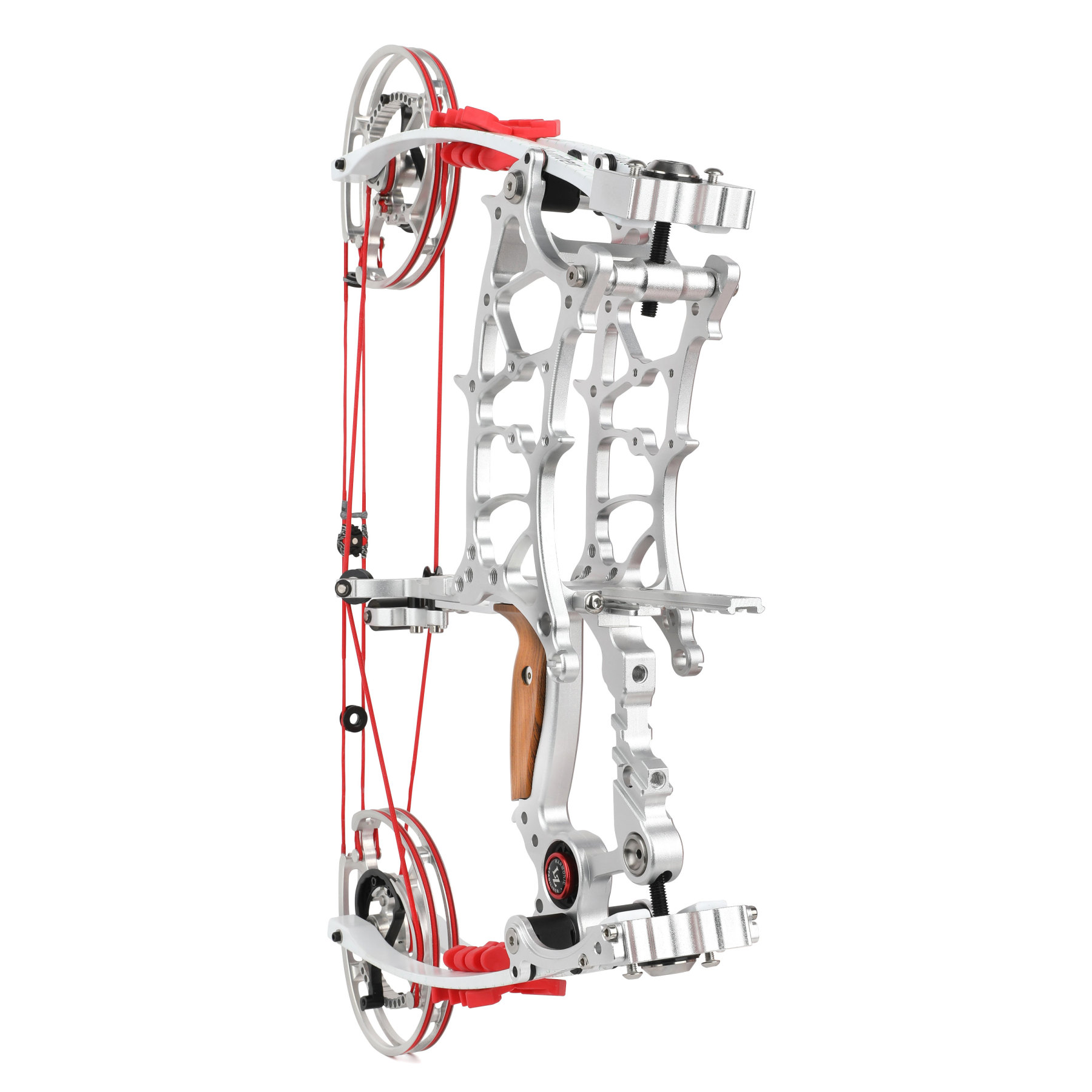 Dual-Purpose Silver Compound Bow Archery Hunting& Catapult Steel Ball