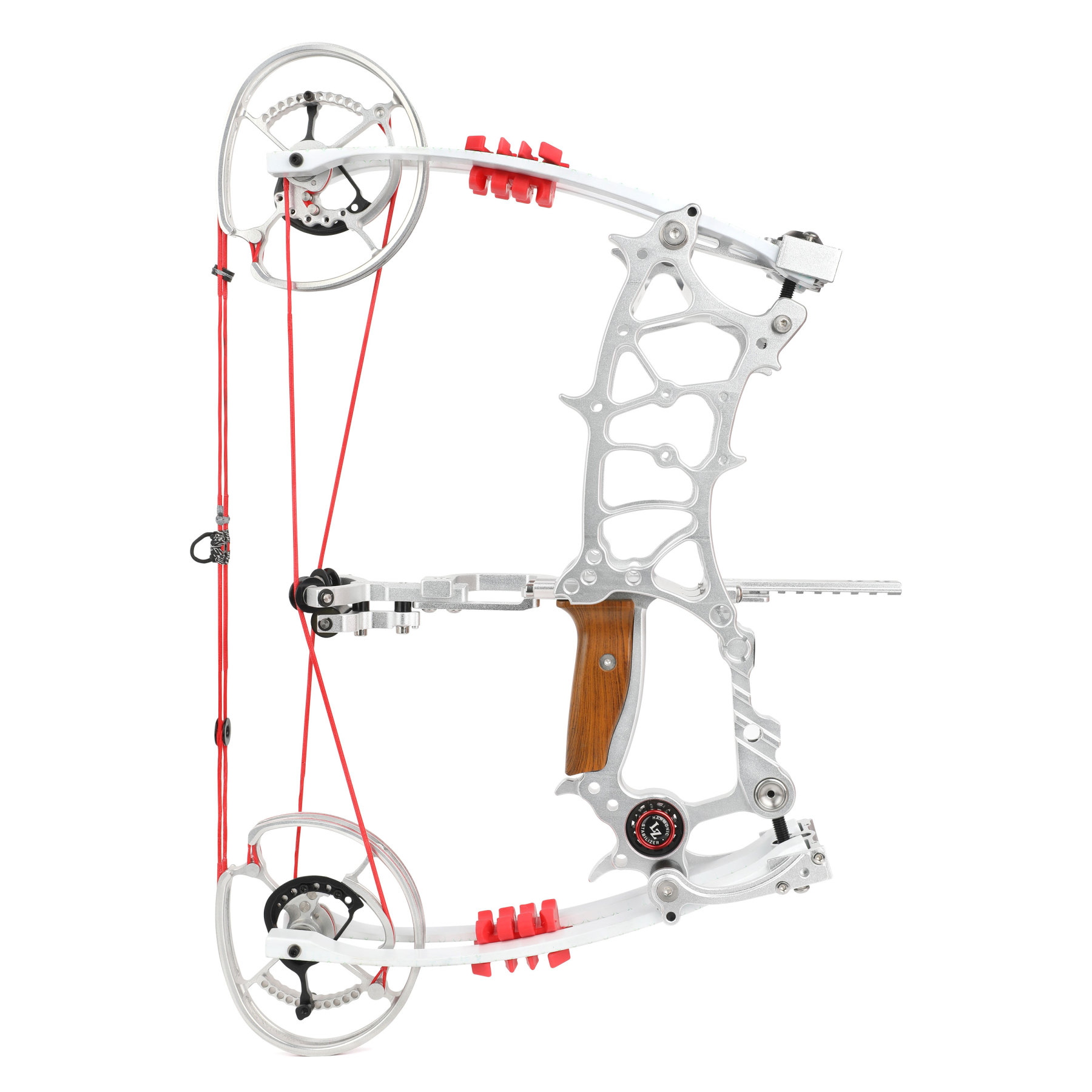 Dual-Purpose Silver Compound Bow Archery Hunting& Catapult Steel Ball