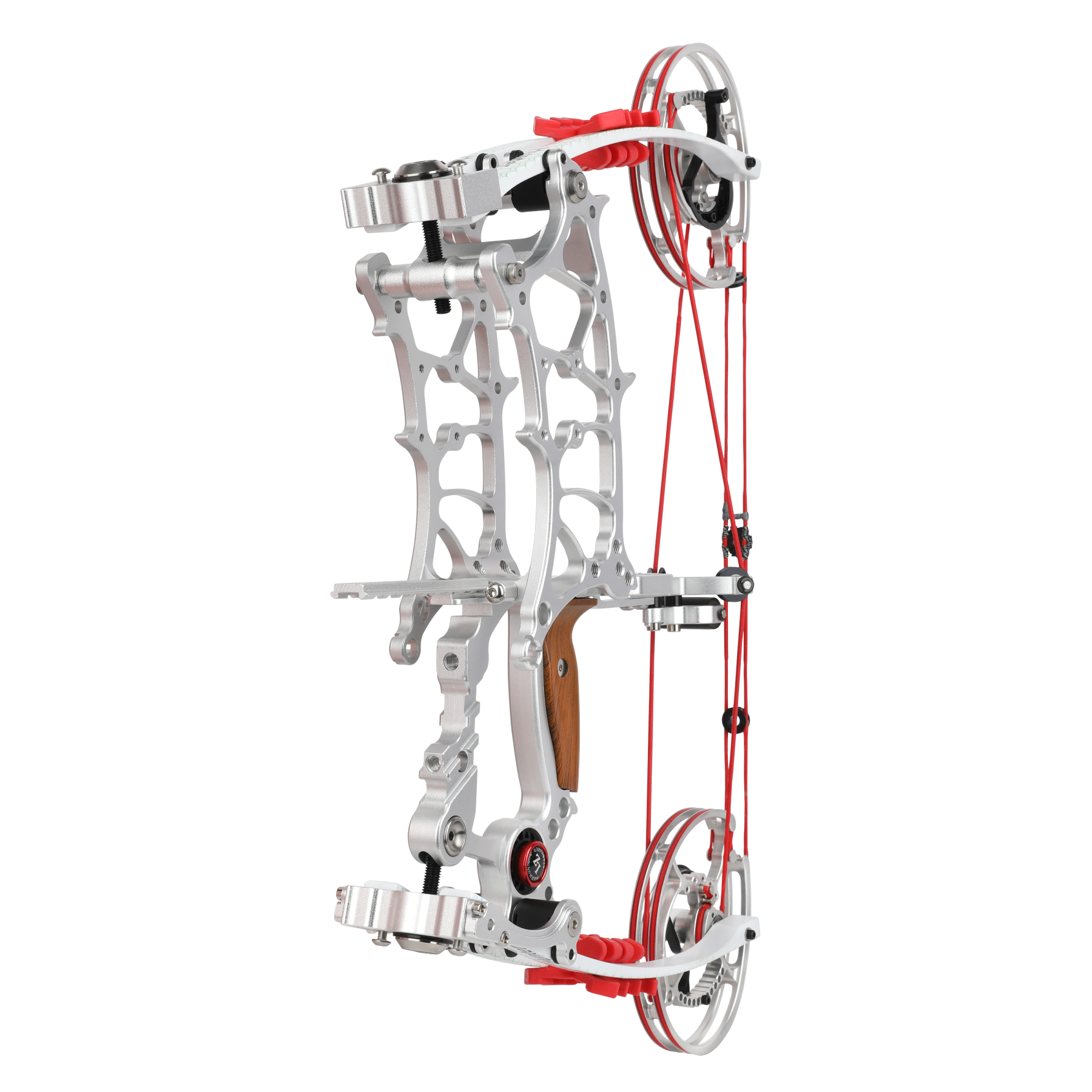 Dual-Purpose Silver Compound Bow Archery Hunting& Catapult Steel Ball