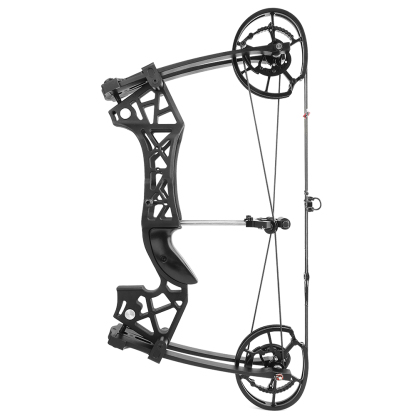 Tactical Dual-Use Hunting Compound Bow 40–65 lbs with Carbon Arrows & Steel Balls