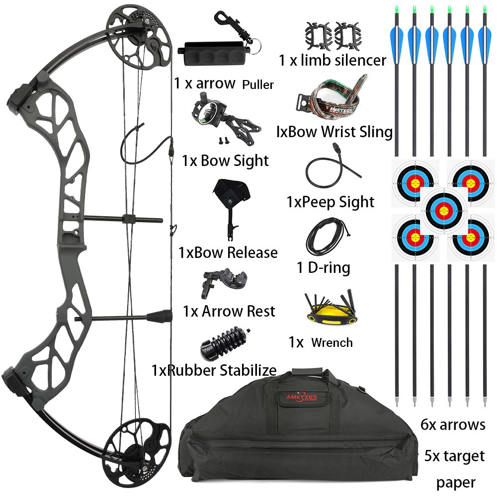 Archery E8 Compound Bow Kit for Deer Hunting – Precision Power Set 2025
