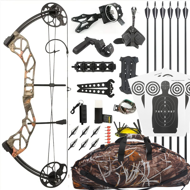 AMEYXGS PRO Archery E8 Compound Bow,3D Hunting Bow