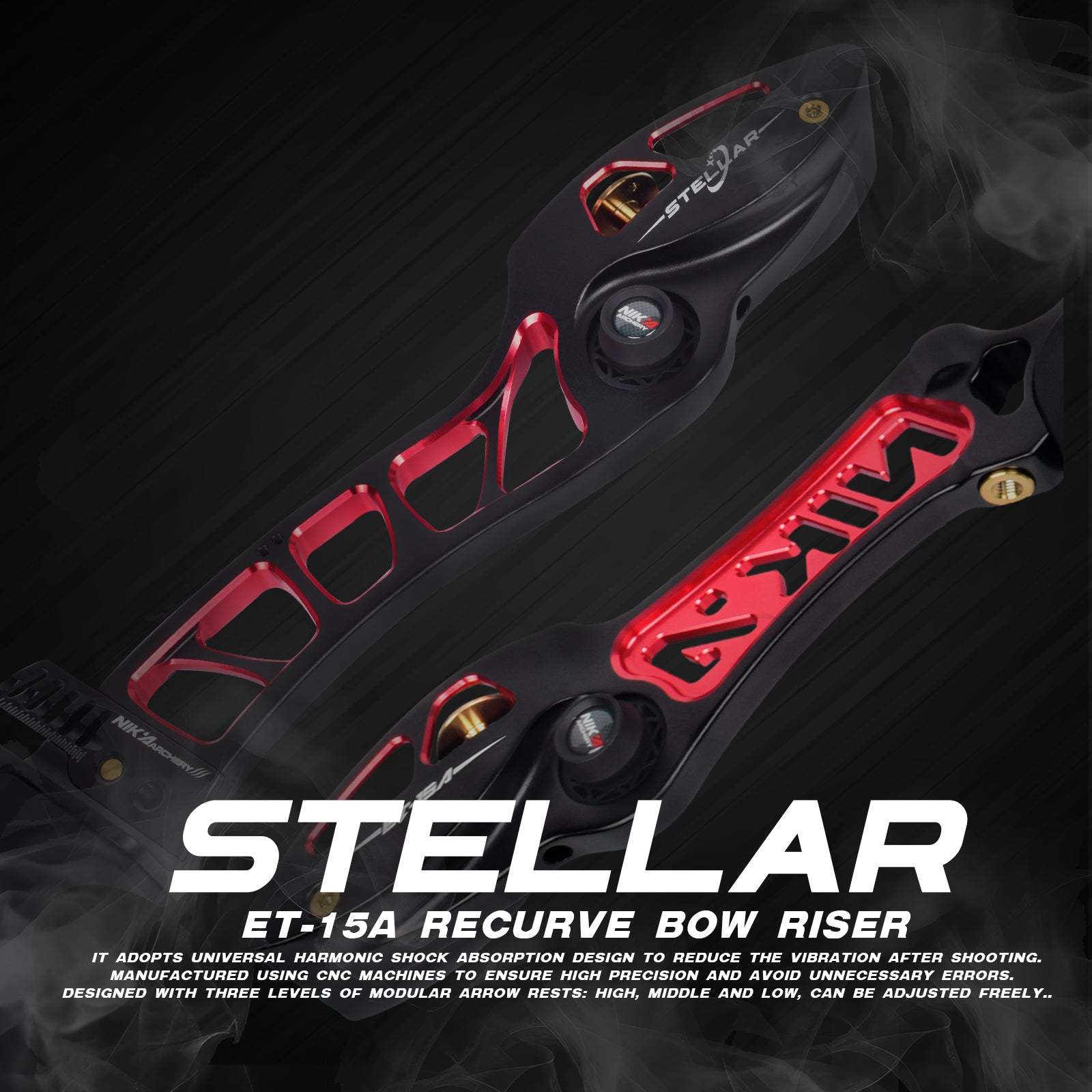 ET-15A Stellar 25inch ILF Recurve Riser