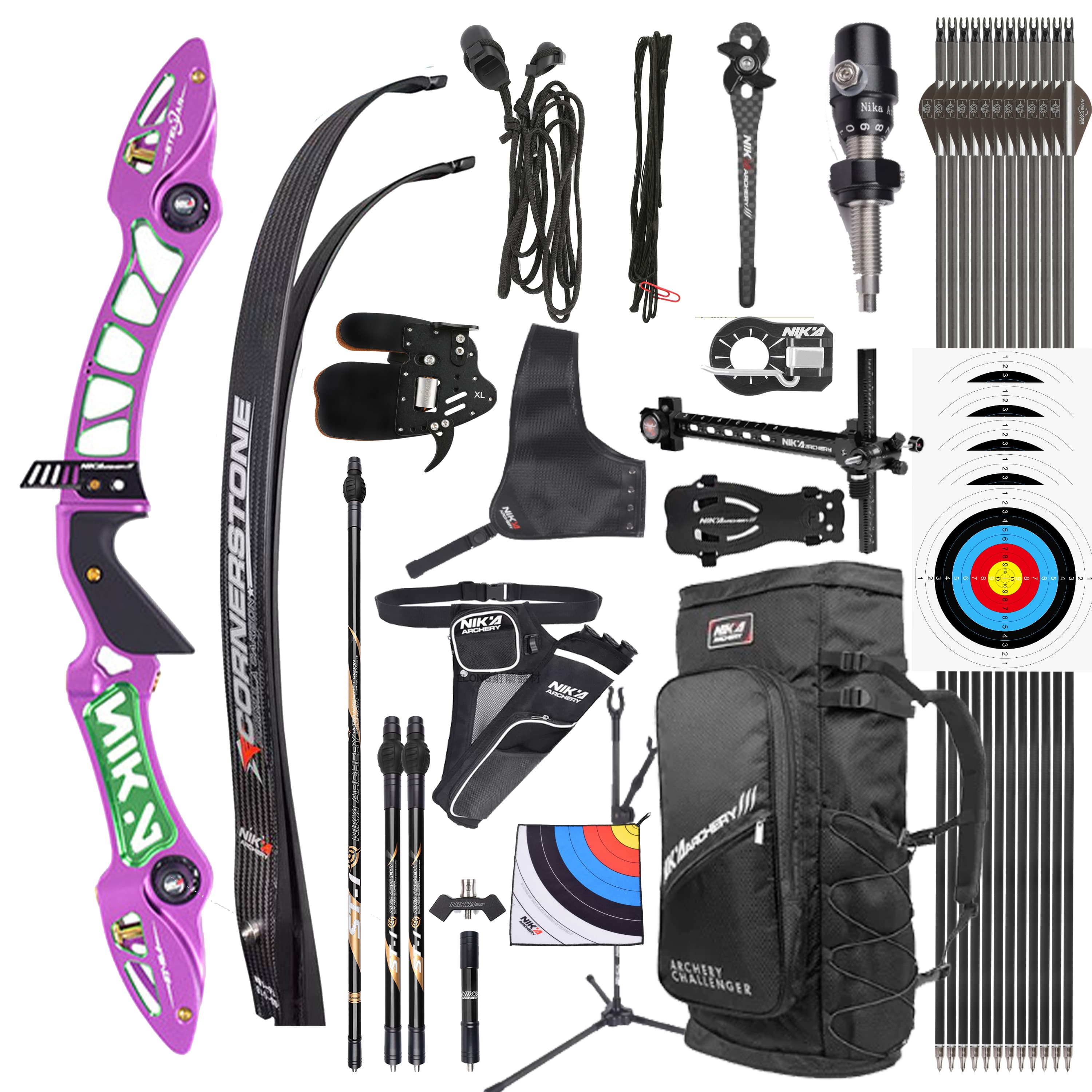 ET-15A Stellar ILF Recurve Bow Takedown Bow 26-40lbs Hunting Archery