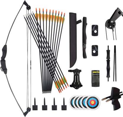 Compound Bow and Arrow Set for Youth Kids Beginner-AMEYXGS Archery