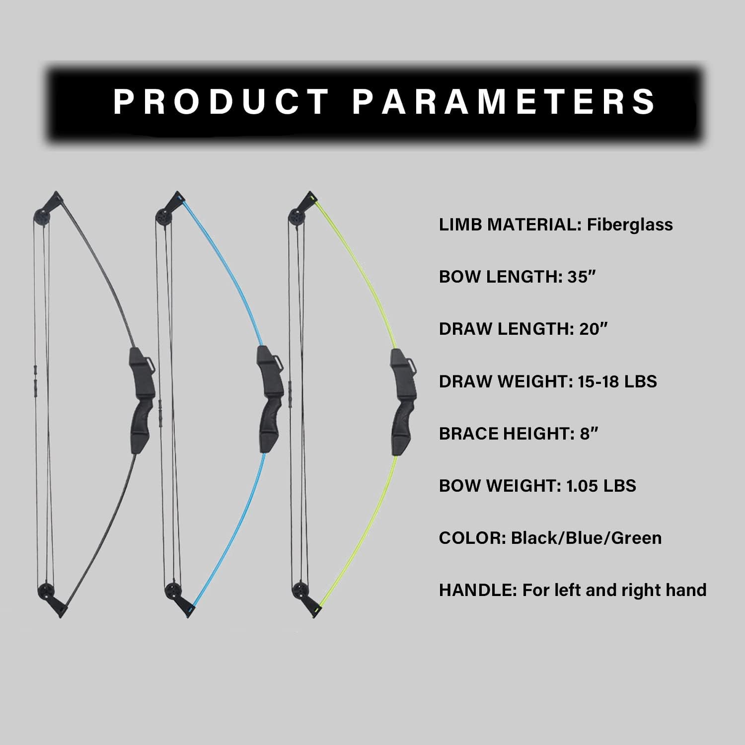 Compound Bow and Arrow Set for Youth Kids Beginner-AMEYXGS Archery