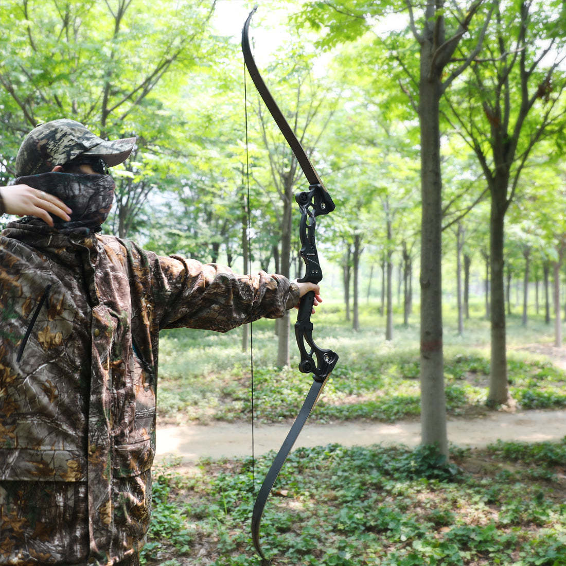 JUNXING F163 Huntingbow 64'' Archery Outdoor-AMEYXGS Archery