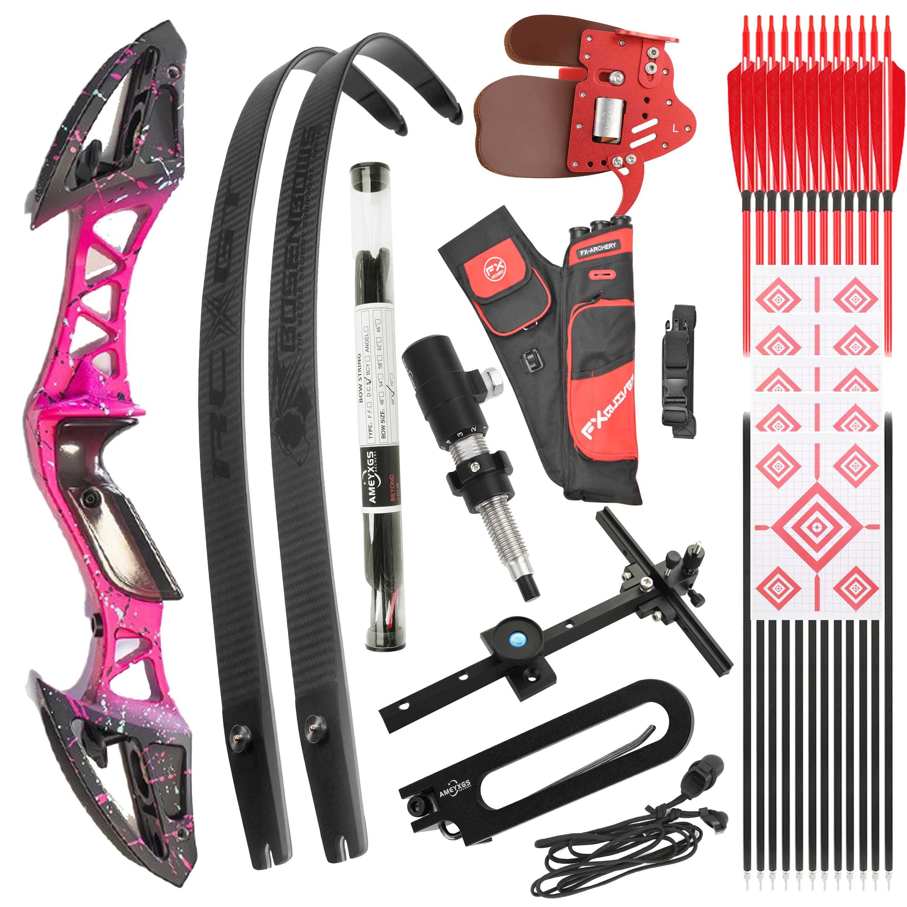 FENGYU Recurve Bow for Archery Hunting 22-60LBS