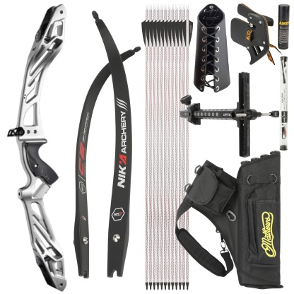 FIVICS 30-50bs Recurve Bow Kit Takedown Shooting Archery