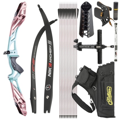 FIVICS 30-50bs Recurve Bow Kit Takedown Shooting Archery