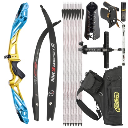 FIVICS 30-50bs Recurve Bow Kit Takedown Shooting Archery