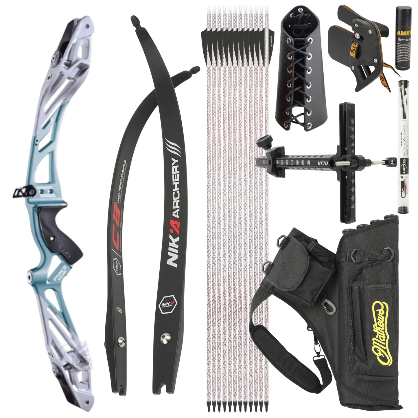 FIVICS 30-50lbs Recurve Bow Kit – Takedown Archery Bow for Target Shooting