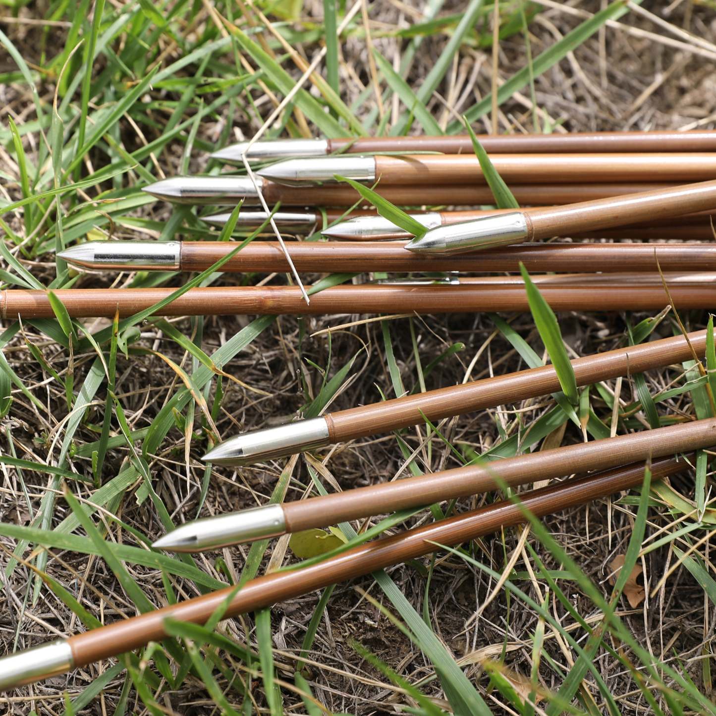 🎯FLU FLU AMEYXGS Archery Bamboo Arrow Handmade for Traditional Longbow-AMEYXGS Archery