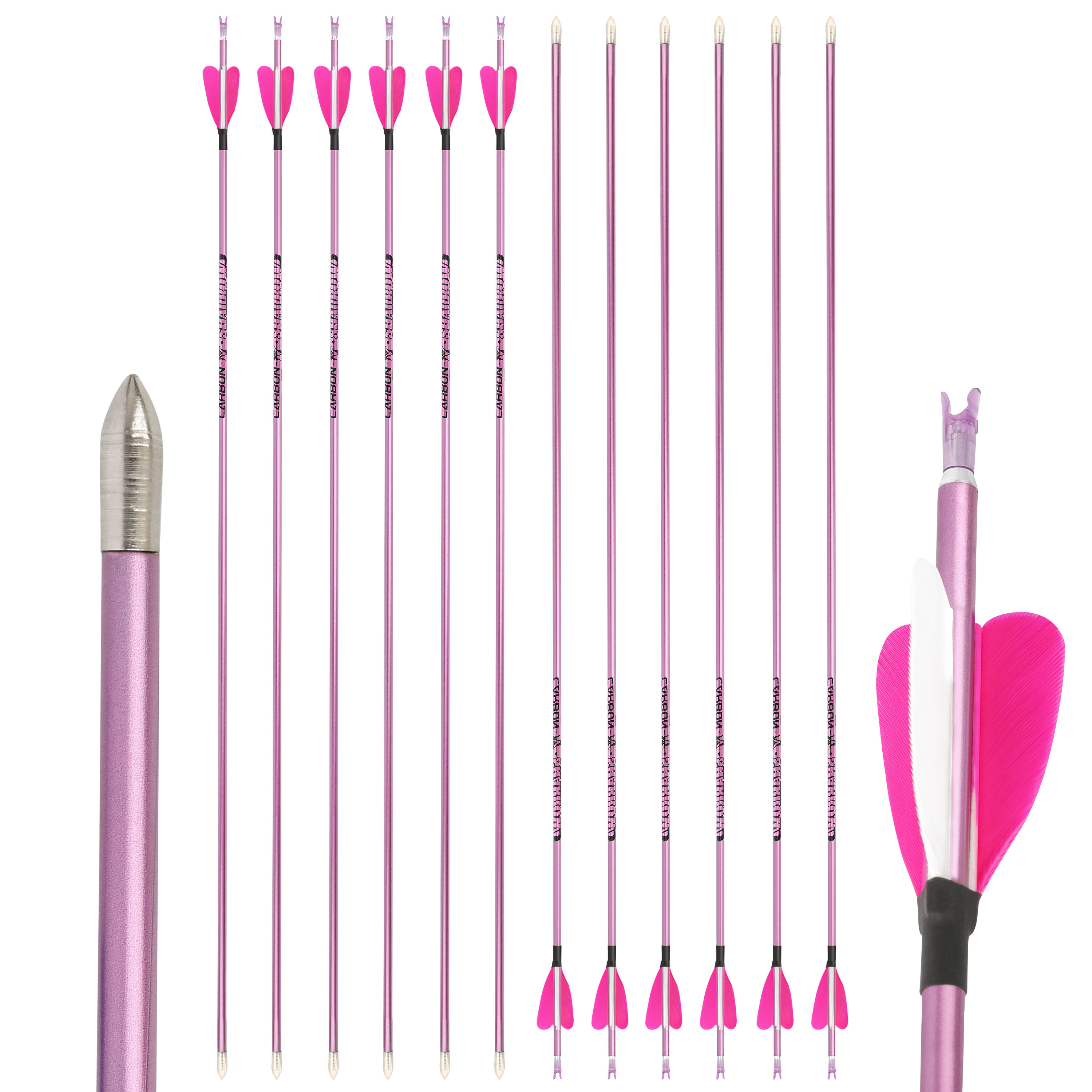 Firefox Heart Carbon Arrow for Archery Target – AMEYXGS Archery