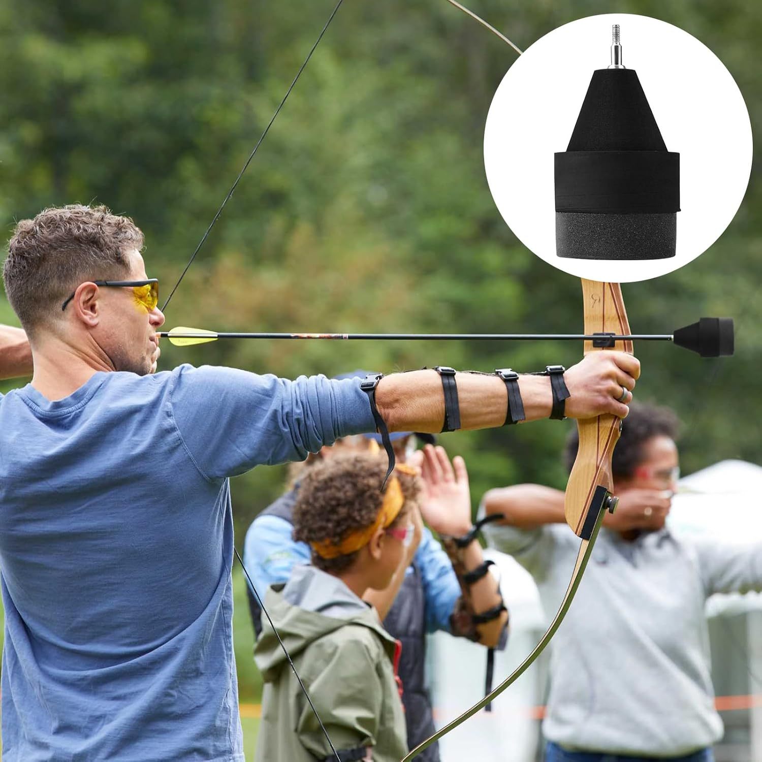 Foam Arrow Tip Arrowhead Practice for CS Archery Beginners Arrows