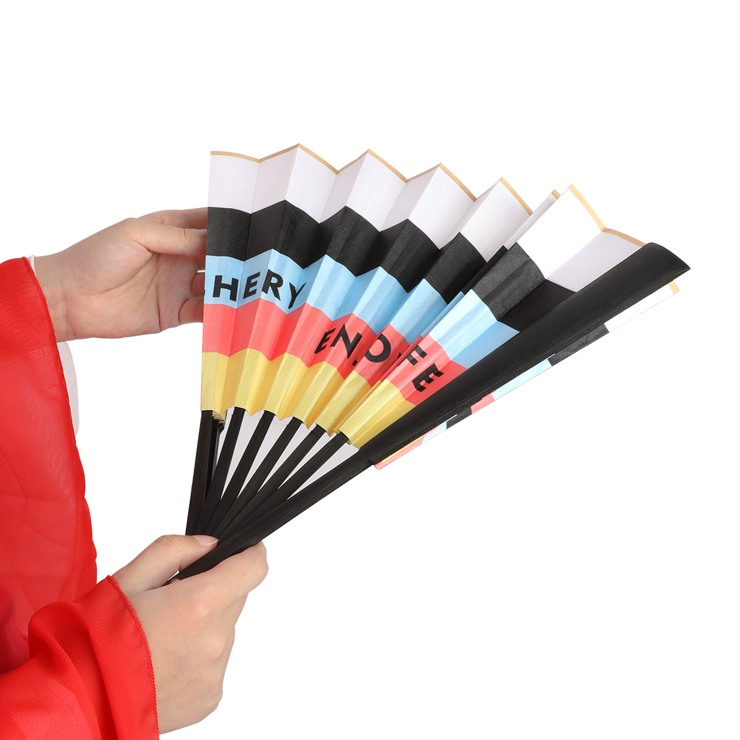 Folding Fan with Target Color for Arcehry Festival