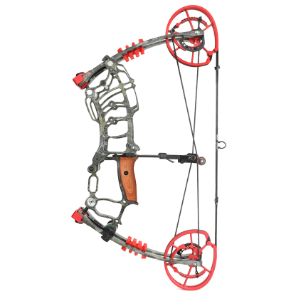 JUNXING Tactical Forest Camo Compound Bow Kit 30–70 lbs with Arrows & Steel Ball Shooting