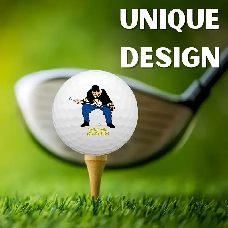 4pcs Funny Golf Ball Gift Set - Humorous Novelty Golf Accessories for Men, Dads
