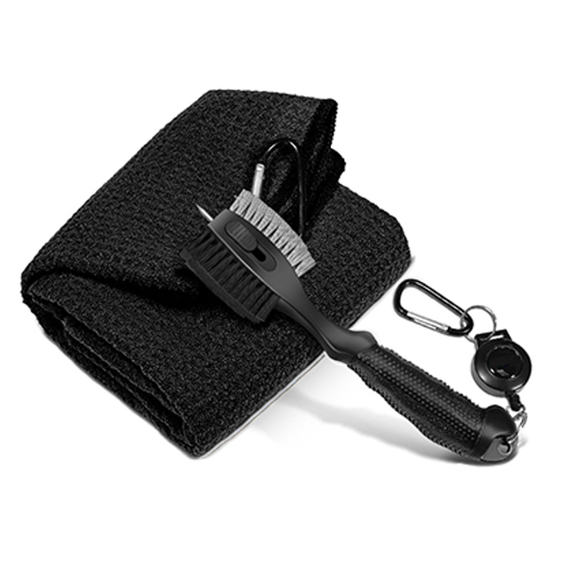 Golf Club Cleaning Brush with Wire & Nylon Bristles, Groove Cleaner Tool