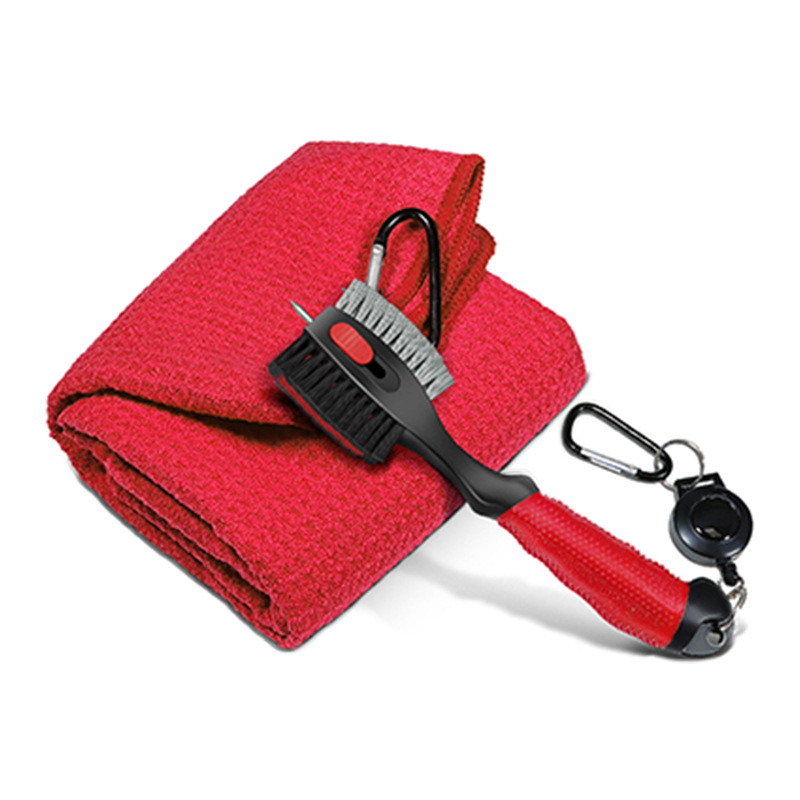 Golf Club Cleaning Brush with Wire & Nylon Bristles, Groove Cleaner Tool