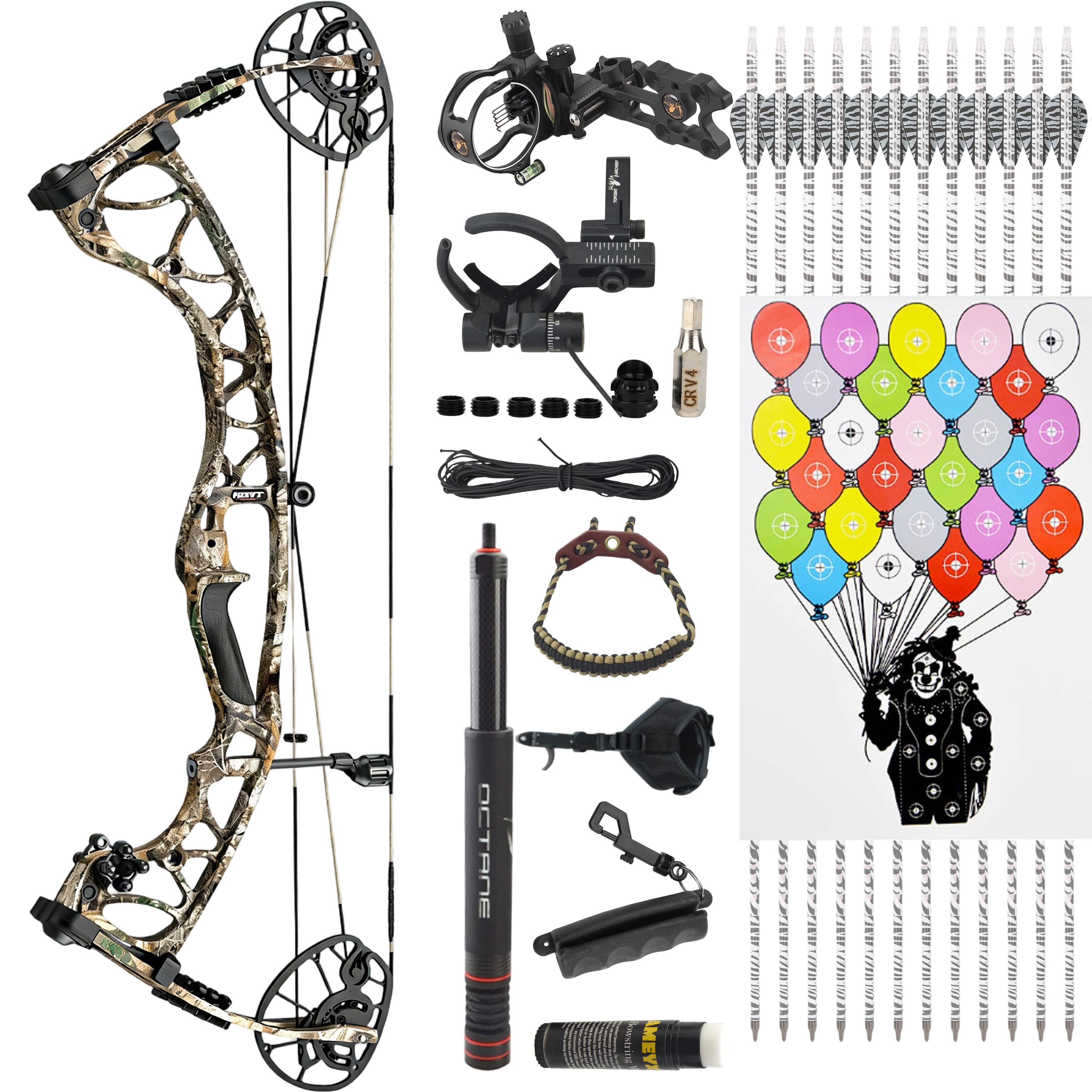 HOYT 40-70lbs Target Compound Bow Kit Shooting Archery