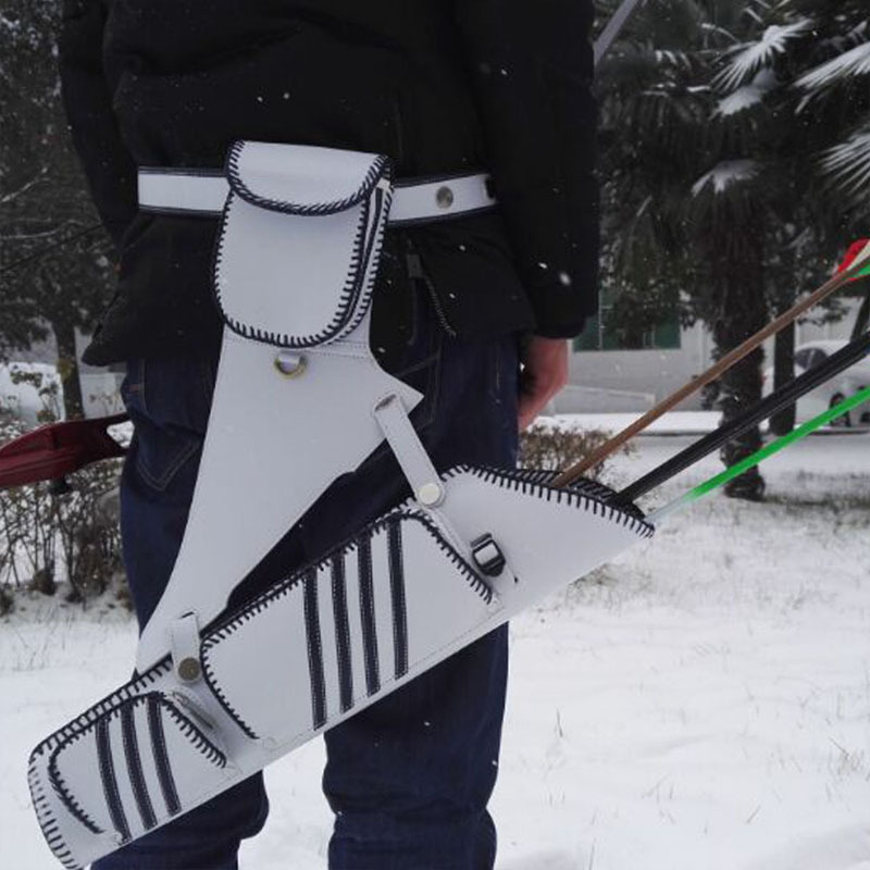 Archery Hip Arrows Quiver Waist Hanged Bag