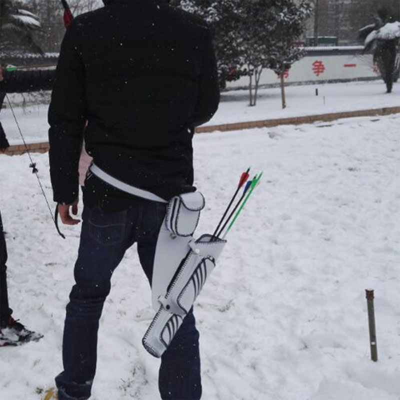 Archery Hip Arrows Quiver Waist Hanged Bag