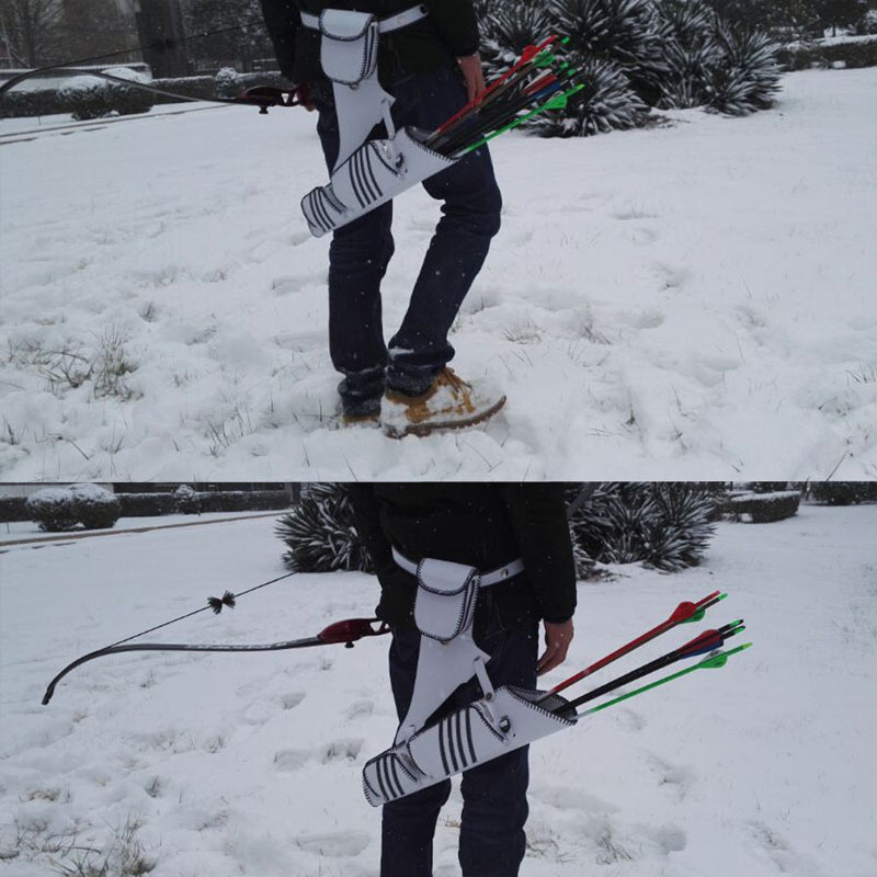 Archery Hip Arrows Quiver Waist Hanged Bag