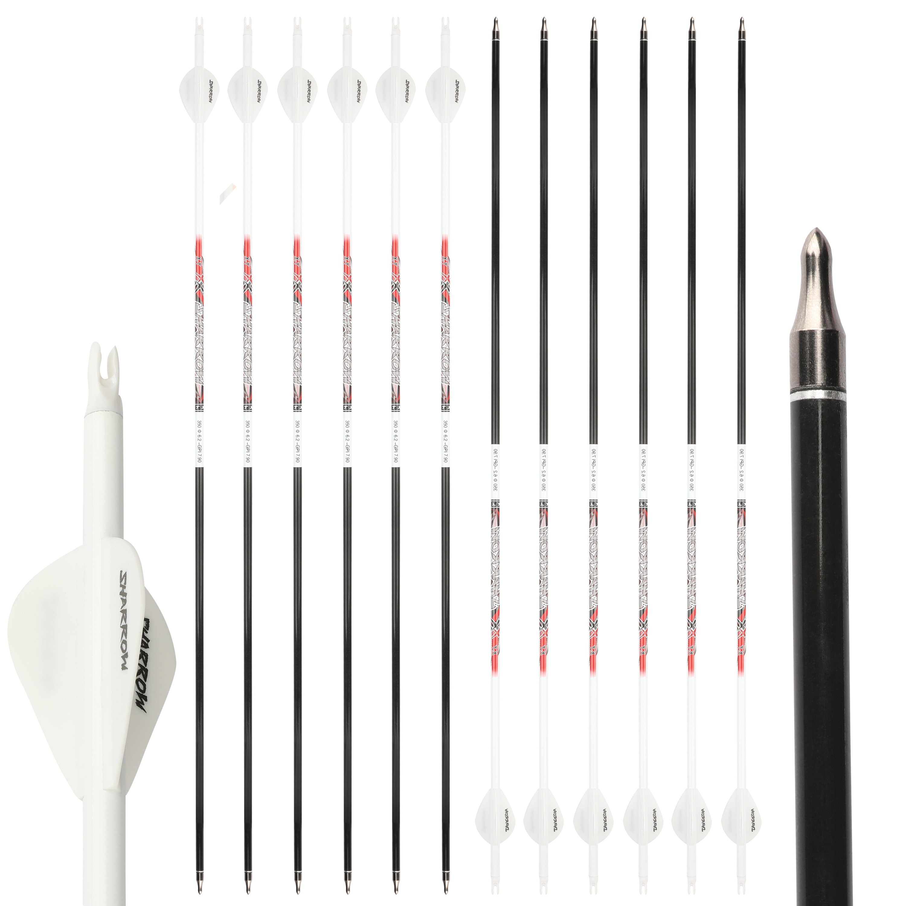 Hunter XT Hunting Arrows Spine300-800 Archery Arrows Targer