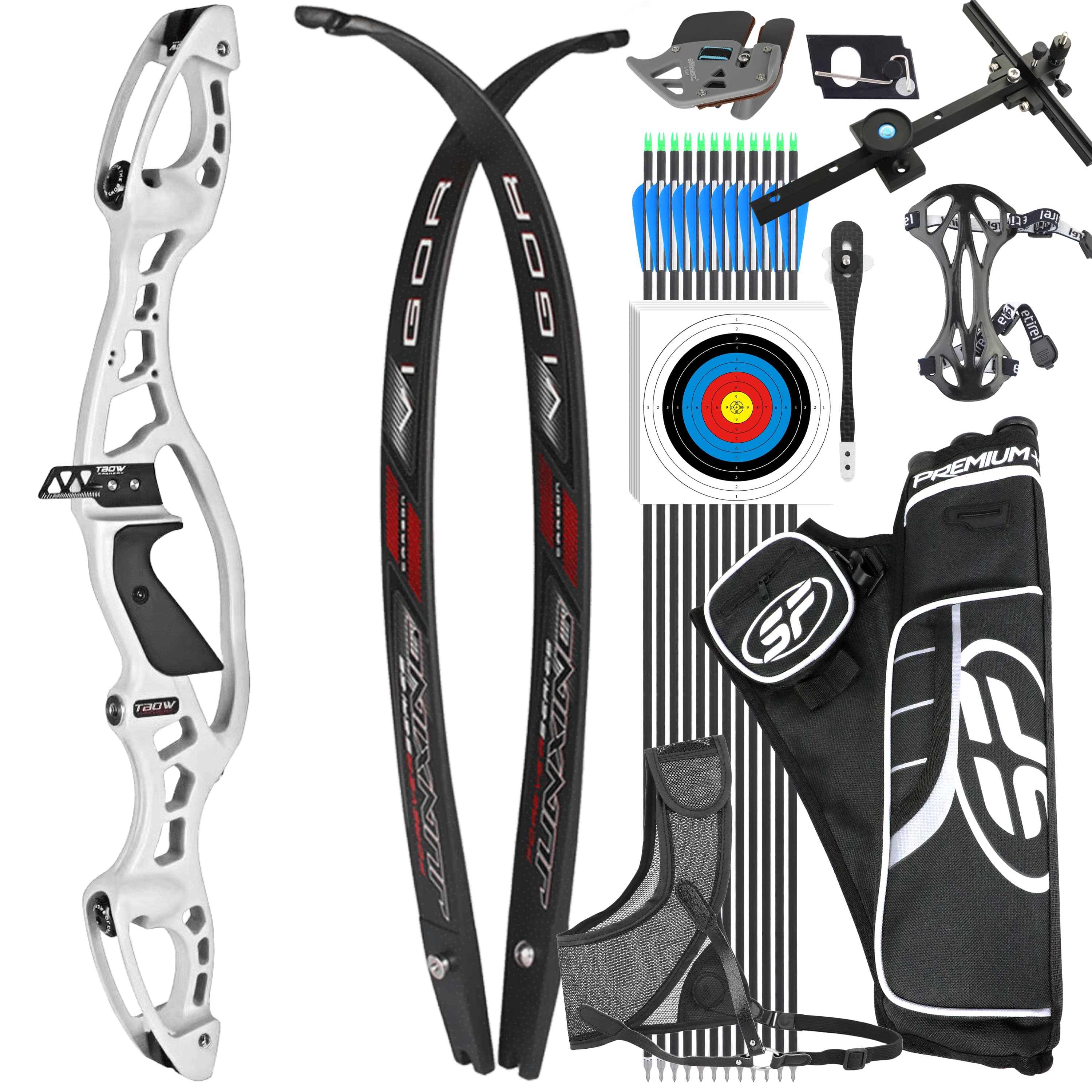 JUNXING 20-40bs Recurve Bow Kit Takedown Hunting 