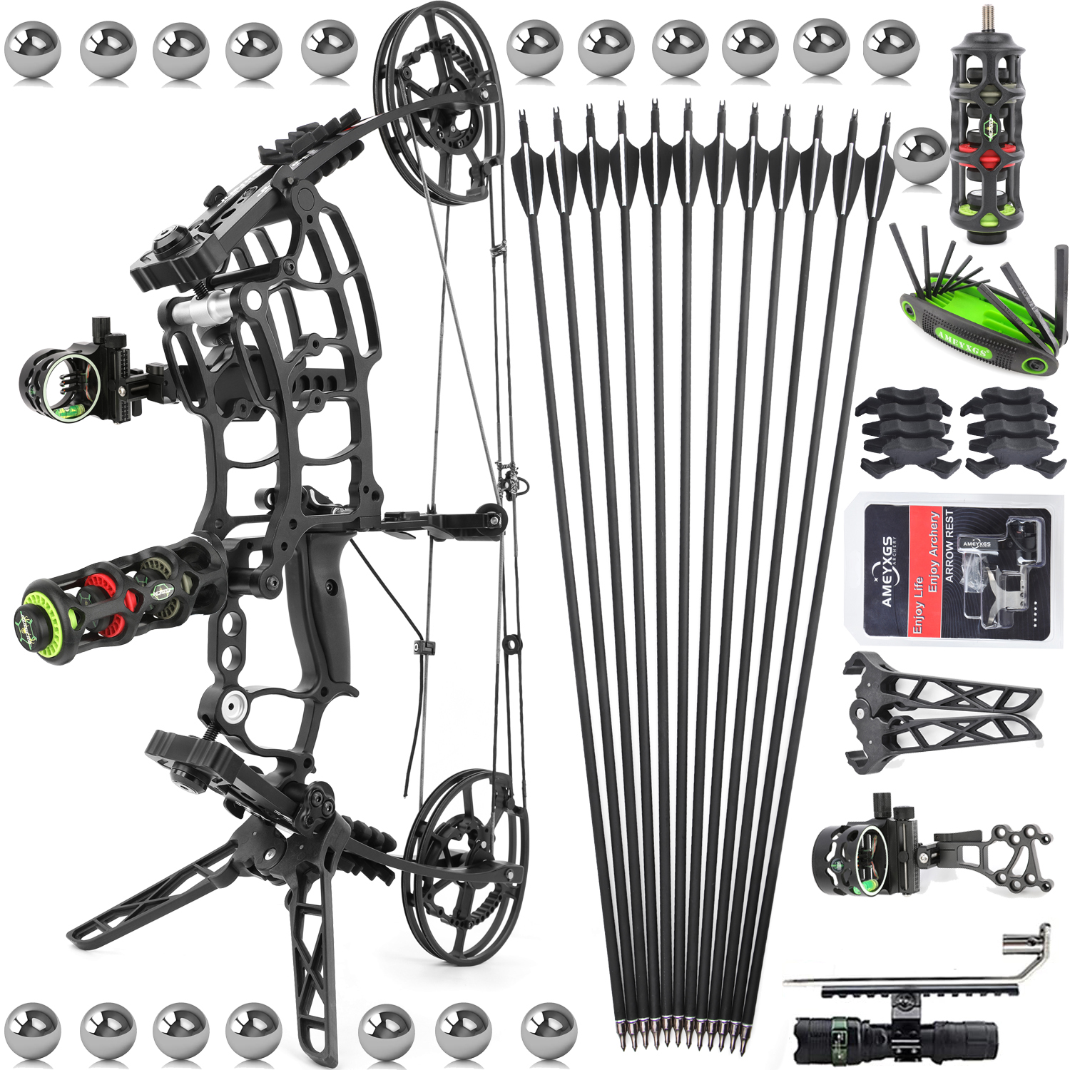 JUNXING M109KA Compound Bow Catapult Dual-use Archery Hunting