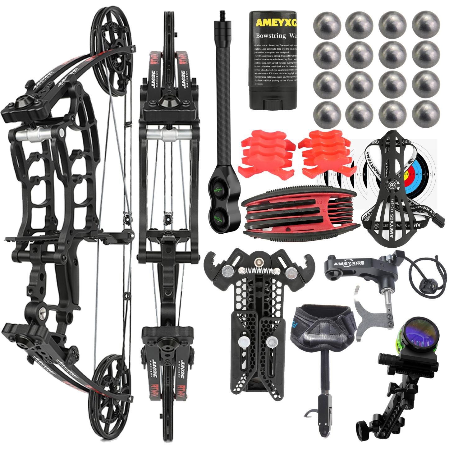 JUNXING M109KA Compound Bow Dual-use Archery Hunting 40-65 lbs