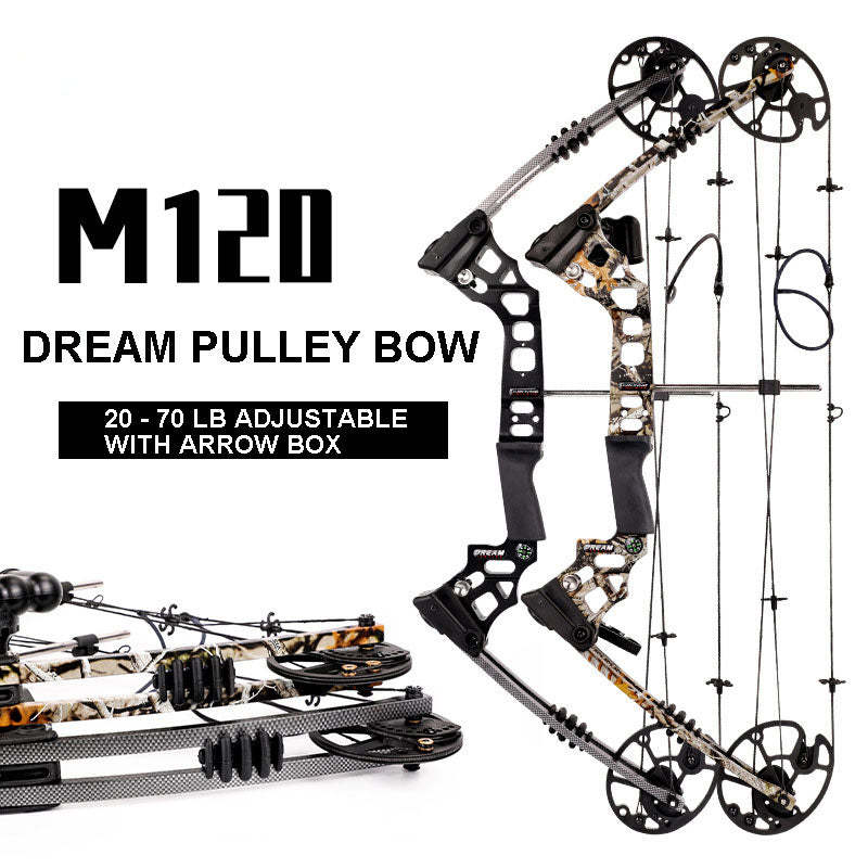 🎯JUNXING M120 Compound Bow and Arrow Kit for Practice Hunting-AMEYXGS Archery