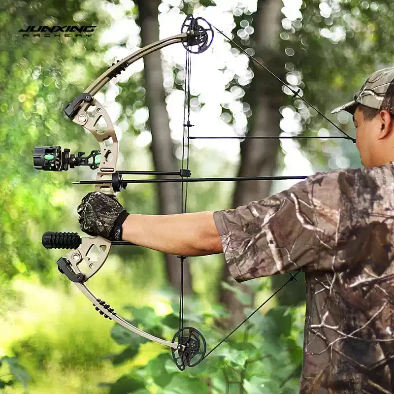 JUNXING M131 PRO Compound Bow RH&LH Hunting 30-55LBS